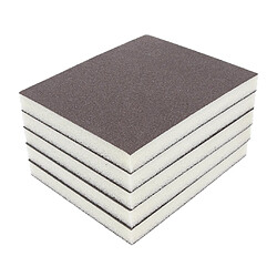 5 pièces éponge / grain moyen ponçage gris petite surface de polissage, grain 150