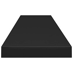 Acheter vidaXL Étagère murale flottante noir 120x23,5x3,8 cm MDF