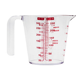 Plastique Tasse à Mesurer Cruche Verser Bec Cuisine Cuisson Cuisson Outil 250ml