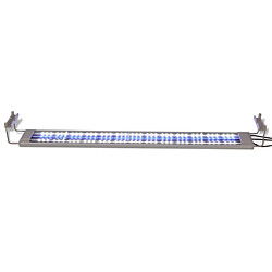 vidaXL Lampe à LED pour aquarium 80-90 cm aluminium IP67