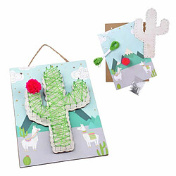 Paris Prix Kit String Art Cactus 28cm Multicolore