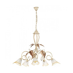 Onli Suspension VANDA 5 Light Verre,Métal Ivoire