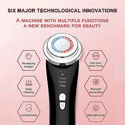 Avis Chrono Instrument de beauté pour le rajeunissement de la peau, outils de soins de la peau, instrument de beauté à ultrasons LED pour resserrer la peau mésodermique photonique, pour le nettoyage du visage F massage(Rose)