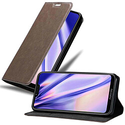 Cadorabo Coque Motorola MOTO G7 POWER Etui en Brun