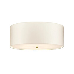 Elstead Lighting Plafonnier Fletcher Acier doux Laiton vieilli