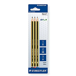 Promark Crayon à papier hB noris h b lot de 3 bK