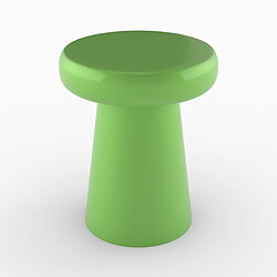 Avis Rendez Vous Deco Table d'appoint Anouk en métal vert D40 cm