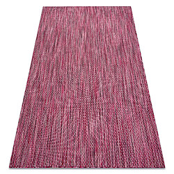 RUGSX Moderno FISY tapis SIZAL 20774 Carrés, mélange rose 180x270 cm