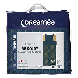 Avis Couette imprimée 220x240 cm DREAMEA BE GOLDY