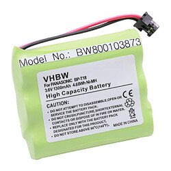 Vhbw Batterie NI-MH 1300mAh 3.6V pour CASIO CP-1218, Cobra 213021-N-001, CP1155, CP2055A, CP2058A, CP310 etc. Remplace BP-T18, BP-T24, P-P501, BT-15 etc.