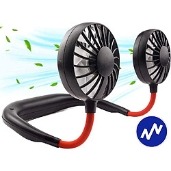 Acheter (Rose) Ventilateur de cou USB Refroidisseur Portable Tour de Cou Refroidissement