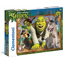 Clementoni - 26945-Puzzle 60 pièces Shrek-Puzzles