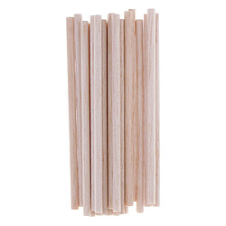 bâton de bois balsa bâton de modelage bricolage non fini 20pcs 120mm