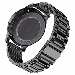 Avis Bracelet en métal noir pour votre Samsung Gear S3 Classic/Ticwatch/Moto 360 II 460/Huawei Watch GT