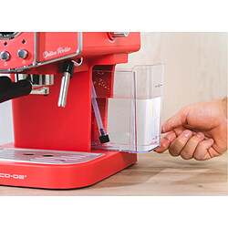 Eco-De ECODE® Machine à café "DELICE ROSSO" 20 BAR, BUSE POUR MOUSSE, 1.5 L, EXPRESS, 1050 W [EFFICACITÉ ÉNERGÉTIQUE A] pas cher