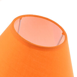 Acheter Abat-jour En Tissu Abat-jour De Table Lampadaire Lampe De Chevet Abat-jour Orange