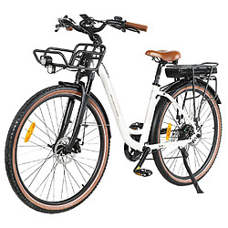 SAMEBIKE RS-A07 Vélo électrique , moteur 500 W, batterie 36 V 13 Ah, pneu 28 x 1,95 pouces, vitesse maximale de 35 km/h, autonomie maximale de 80 km, triple suspension, freins à disque mécaniques, Shimano 7 vitesses