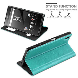 Cadorabo Coque Sony Xperia Z5 PREMIUM Etui en Turquoise