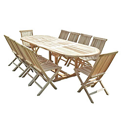 Ensemble table & chaises C&L Jardin