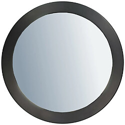 Avis Ideanature Miroir rond bord large en métal 50 cm noir.