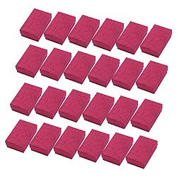 Avis 24 Pièces Bijoux Coffret Cadeau Papier Carton Porte-bijoux Cas Rose Rouge