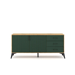 Vivaldi Buffet Lugo 2D3S Chene Artisan/Vert