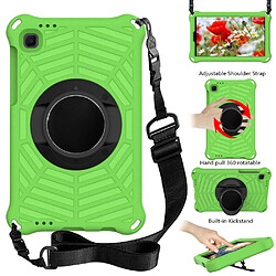 Coque en TPU avec béquille et bandoulière vert pour votre Samsung Galaxy Tab A7 Lite 8.7 pouces