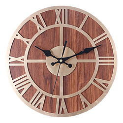 Horloge Murale Moderne Vintage 3D Chiffre Romain Maison Ornement De Chambre Or C