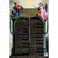 Ac-Deco Poster pédagogique - Droits de l'Homme - 52 x 76 cm