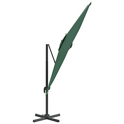 Acheter Maison Chic Parasol Jardin | Parasol déporté avec mat en aluminium Vert 300x300 cm - GKD19059