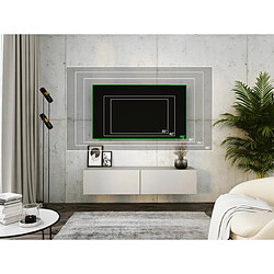 Acheter 3XELIVING Meuble TV suspendu, D: l : 140 cm, H : 34 cm, P : 32 cm, CACHEMIRE