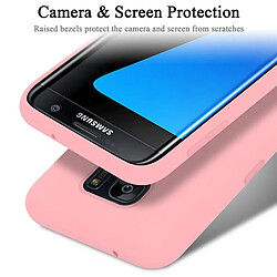 Cadorabo Coque Samsung Galaxy S7 EDGE Etui en Rose pas cher