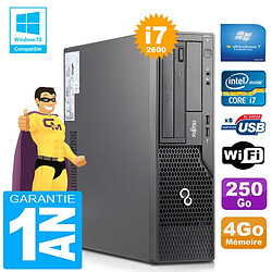 PC Fujitsu Esprimo E500 E85+ SFF Core I7-2600 RAM 4Go Disque 250 Go Wifi W7 - Occasion