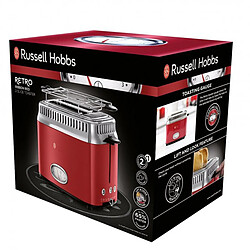 Grille-pains 2 fentes 1300w rouge - 21680-56 - RUSSELL HOBBS