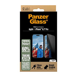 PanzerGlass Panzer Glass Protection d'Écran pour iPhone 16 Pro UWF avec Filtre Confidentialité Noir transparent pas cher