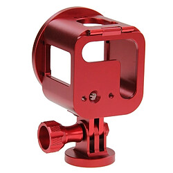 Wewoo Pour GoPro HERO5 Session / rouge session HERO4 / Session HERO logement Shell CNC alliage d'aluminium Cage Kit de protection avec clé en métal et bouchon d'objectif vis adaptateur de trépied