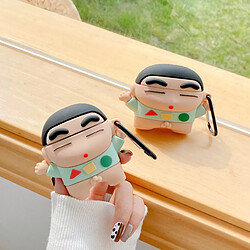 GUPBOO Airpods Coque Housse Étui Protecteur Compatible pour AirPods1/2-Pyjama dessin animé Xiaoxin silicone