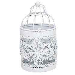 Style Européen Porte-bougie Théière En Forme De Cage à Oiseaux Galvanisée Style05