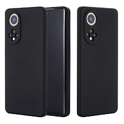 Coque en silicone anti-rayures, avec sangle noir pour votre Huawei nova 9