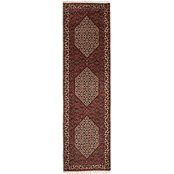 Vidal Tapis de couloir en laine 299x81 orange Bidjar