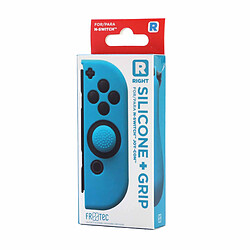 Blade Joy Contrôleur Silicone Skin - Droite - Bleu + Poignées - Nintendo Switch