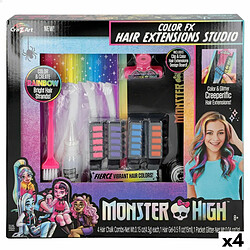 Assortiment pour cheveux Monster High Extensions pour les Cheveux (4 Unités)