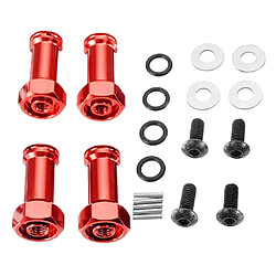 Adaptateur D'extension De Moyeu Hexagonal De Roue De 12mm Pour 1/14 Wltoys 144001 Rouge pas cher