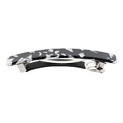 Acheter Femmes Français Style Acétate Barrette Printemps Hairclip Bijoux De Cheveux Noir + Blanc