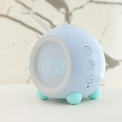 Numérique LED Réveil Date Thermomètre Snooze Bluetooth App Control Bleu pas cher