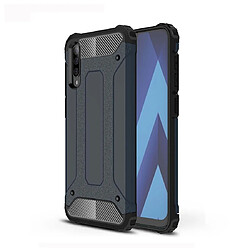 Wewoo Coque Renforcée Pour Galaxy A70 / A70s Étui combiné TPU + PC Bleu marine