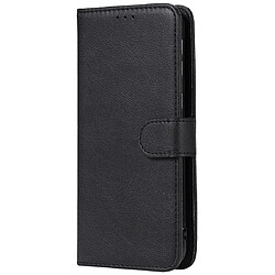 Wewoo Housse Coque Pour Galaxy M20 Étui de protection à rabat horizontal de couleur unie avec support et fentes cartes et portefeuille et cadre photo et lanière noir