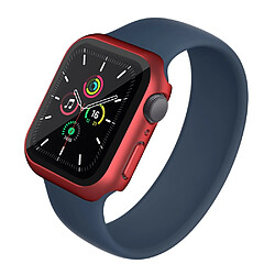 Coque en TPU électroplaqué, mat, rouge pour votre Apple Watch Series 7 41mm