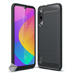 Htdmobiles Coque silicone gel carbone pour Xiaomi Mi A3 + film ecran - NOIR