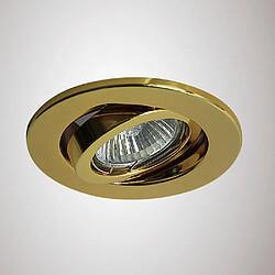 Inspired Downlight encastré réglable GU10 or (ampoule non incluse)